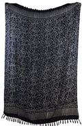 Pareo Schwarz Weiss gemustert