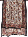 Sarong beige paisley Lunghi Pareo Tuch