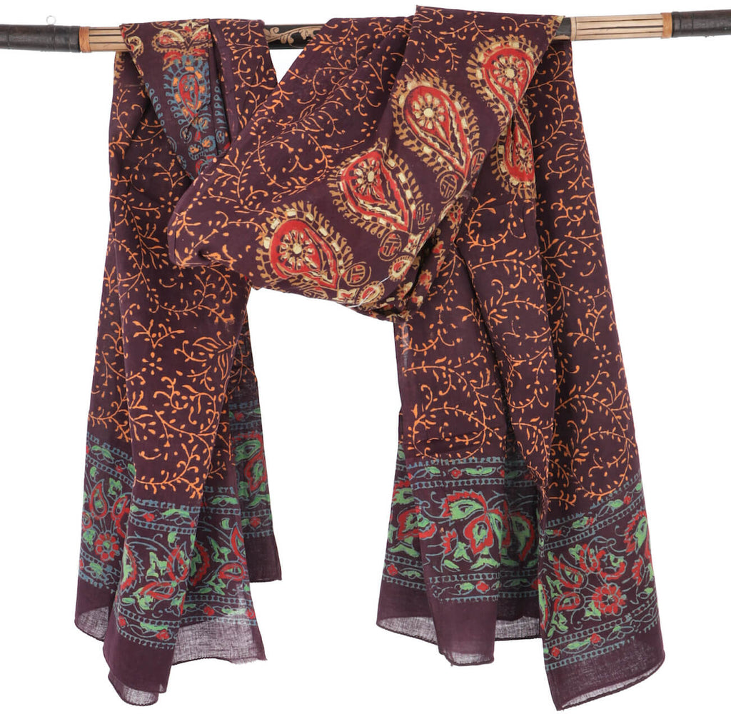 Pfauenrad-Mandala Sarong Baumwolle Lunghi, Pareo