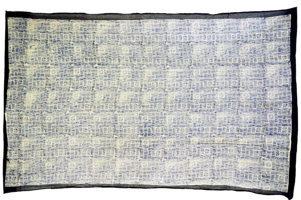 Baumwollsarong Beige Indigo Lunghi, Pareo