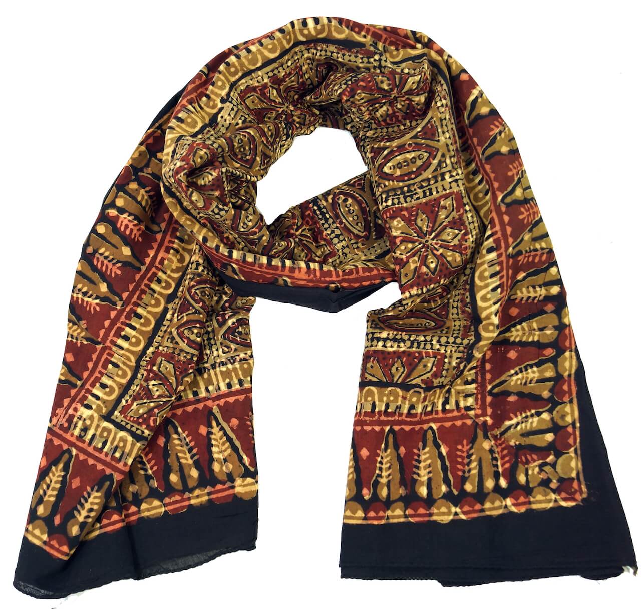 Sarong Baumwolle mit Blüten Motiv Lunghi, Pareo