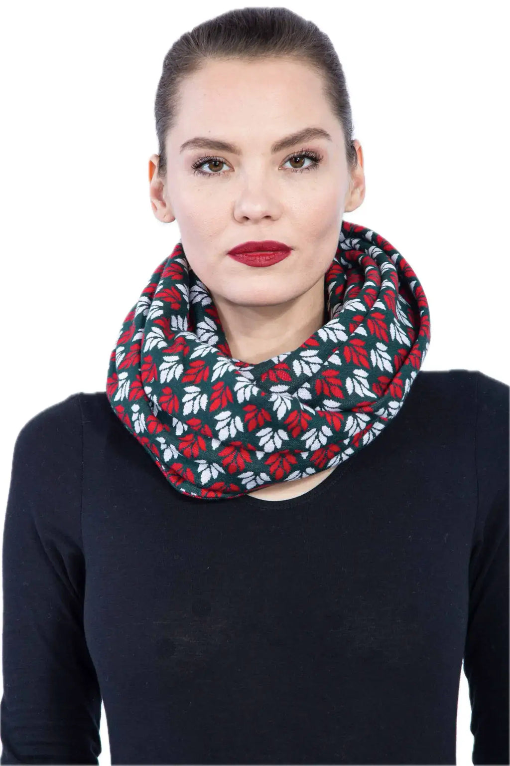 Chapati Design Loop Schal Jacquard – Bio-Baumwolle, Wendeschal für Damen & Herren