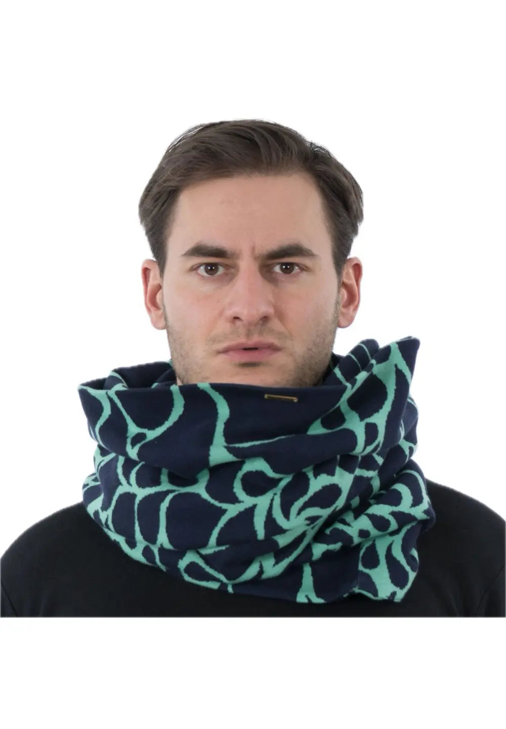 Chapati Design Loop Schal Jacquard – Bio-Baumwolle, Wendeschal für Damen & Herren