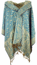 Dünner Akashi Schal mit Paisley Muster