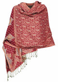 Dünner Akashi Schal mit Paisley Muster
