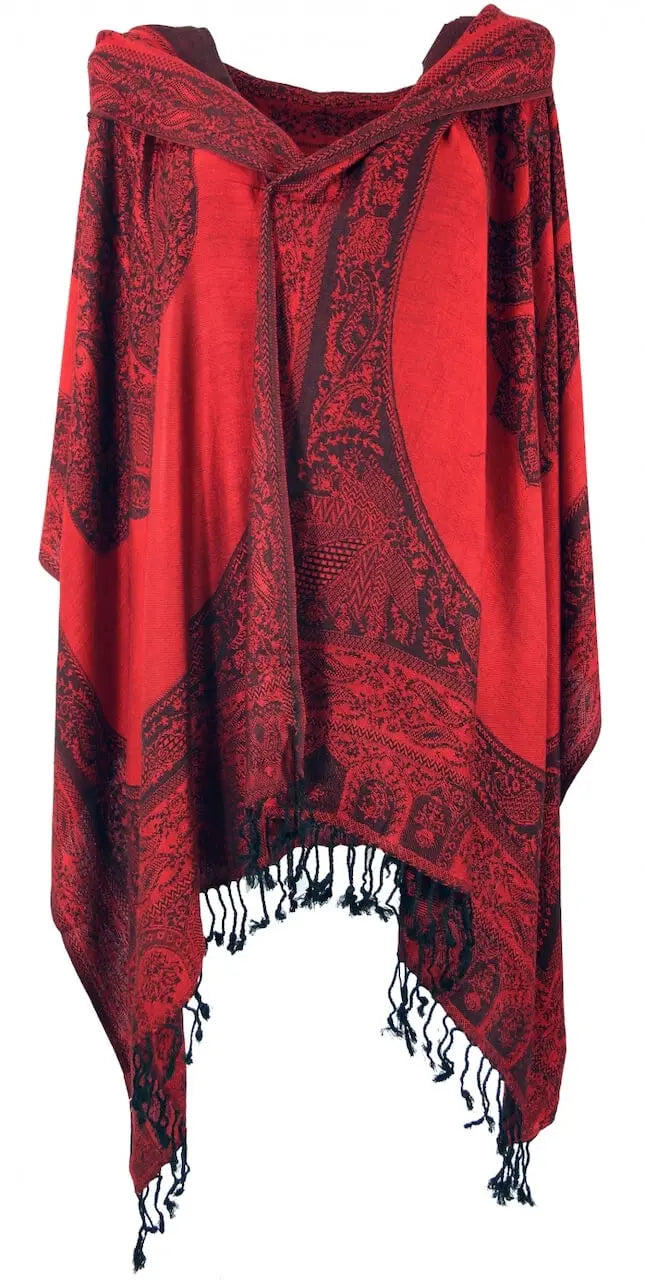 Dünner Akashi Schal mit Paisley Muster