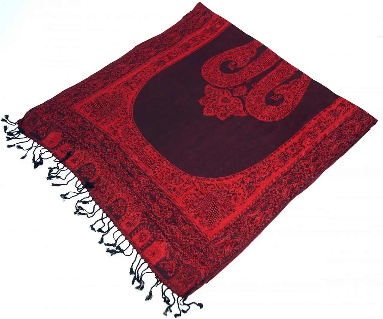 Dünner Akashi Schal mit Paisley Muster
