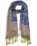 Leichter Akashi Schal Paisleymuster Indische Unisex-Stola, Viskose