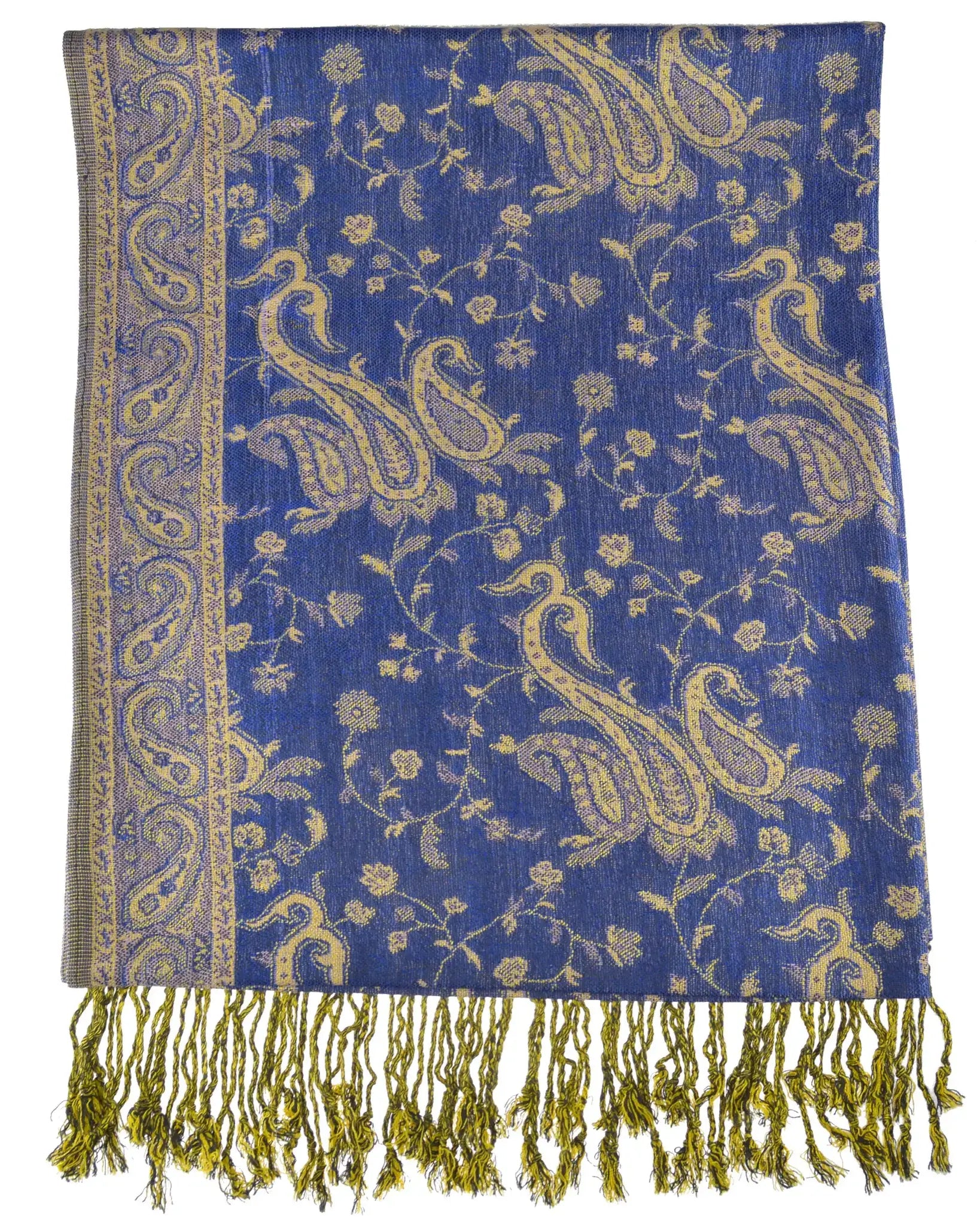 Leichter Akashi Schal Paisleymuster Indische Unisex-Stola, Viskose
