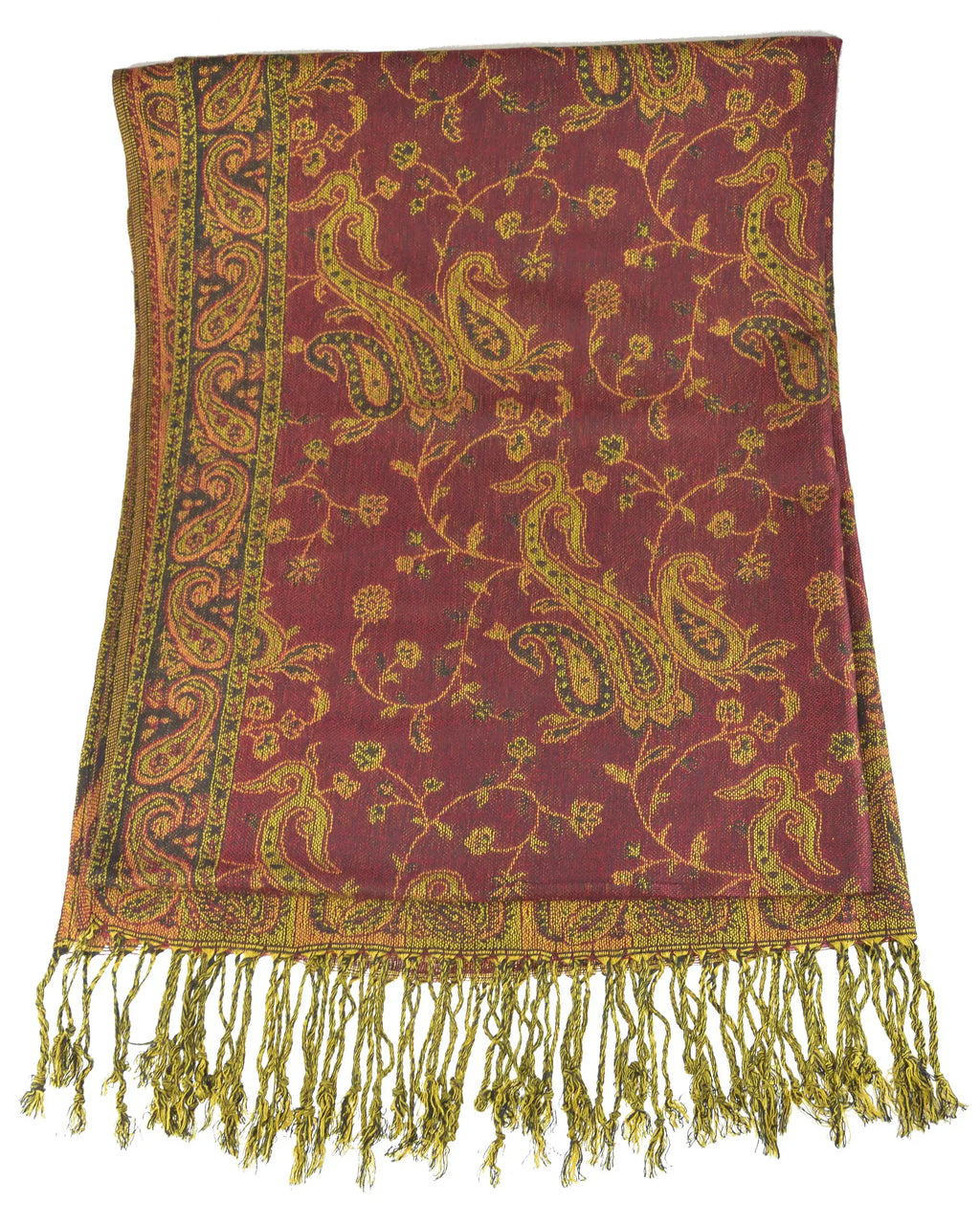 Leichter Akashi Schal Paisleymuster Indische Unisex-Stola, Viskose