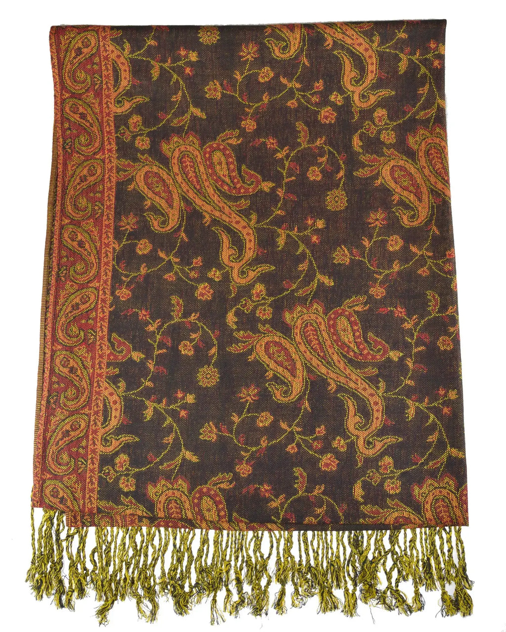 Leichter Akashi Schal Paisleymuster Indische Unisex-Stola, Viskose