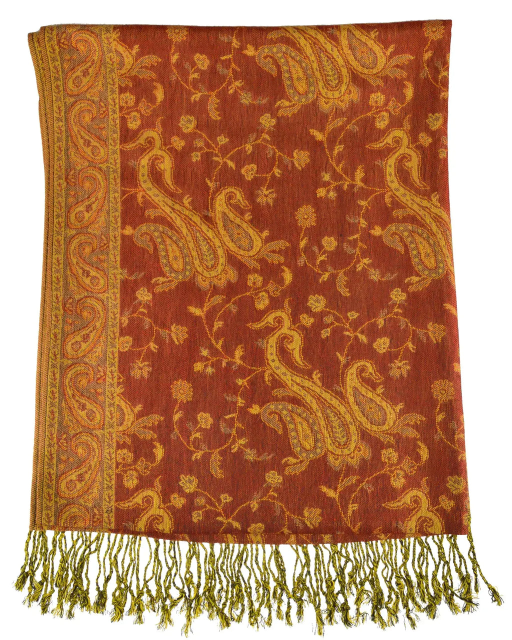 Leichter Akashi Schal Paisleymuster Indische Unisex-Stola, Viskose
