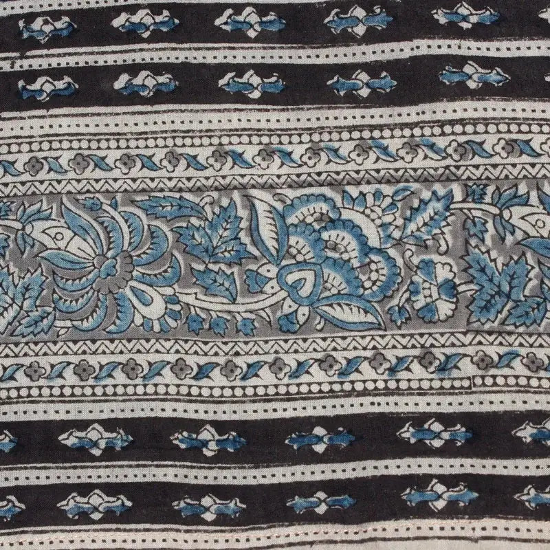 Indische Kalamkari Schals 35×180 cm – Handbedruckte Baumwolle