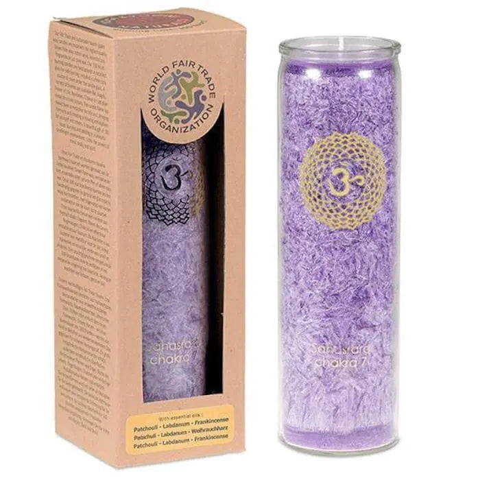 Sahasrara 7. Chakra Duftkerze