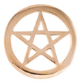 Messing Pentagramm Wandschmuck okkulter Wandschmuck