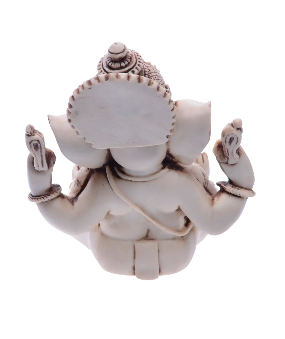 Ganesha Statue beige handcoloriert – 16 cm