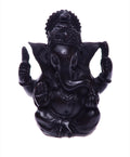 Schwarze Ganesha Statue 12cm