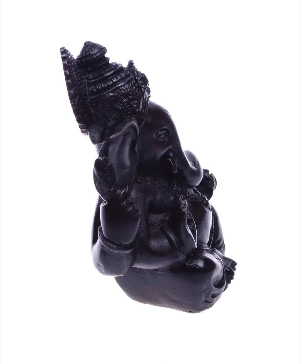 Schwarze Ganesha Statue 12cm