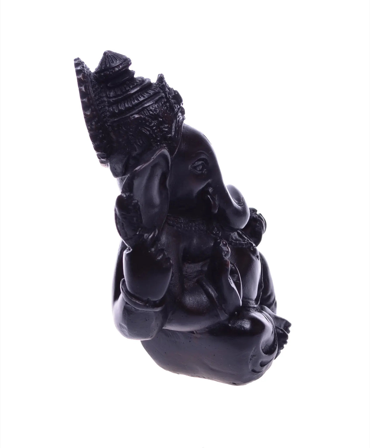 Schwarze Ganesha Statue 12cm