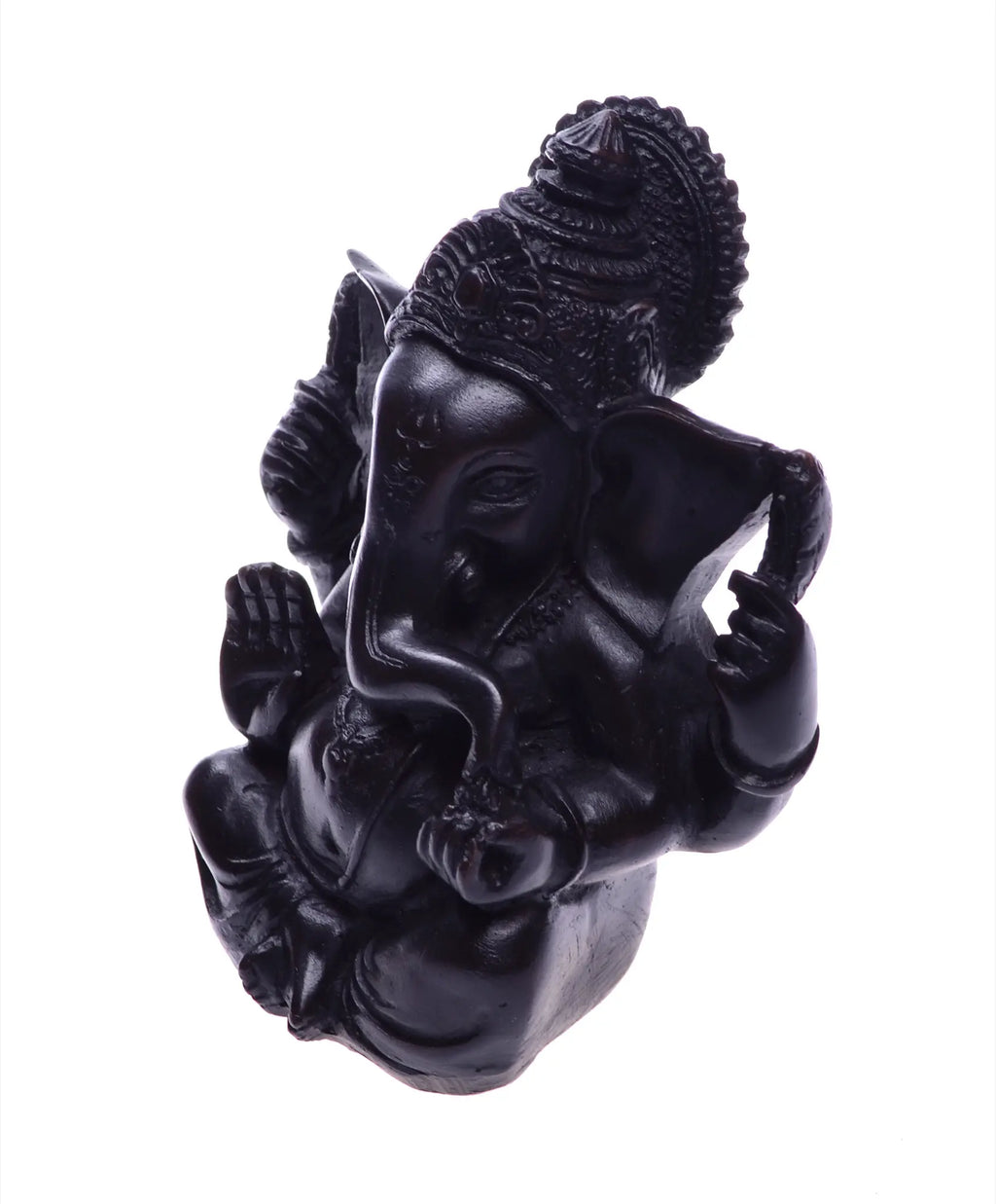 Schwarze Ganesha Statue 12cm