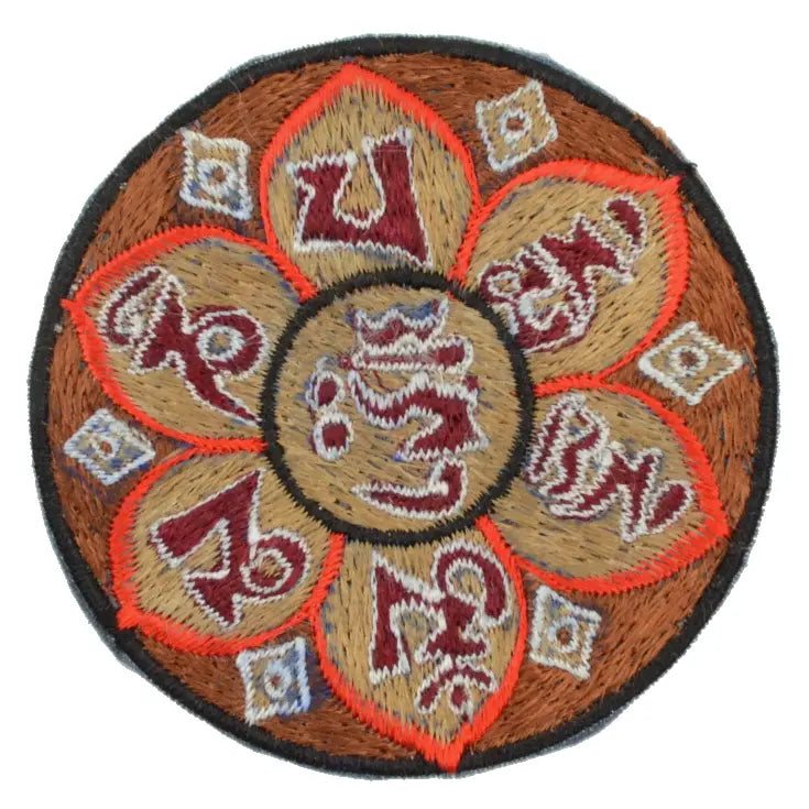OM-Mani-Padme-Hum Aufnäher Patch Aufbügler