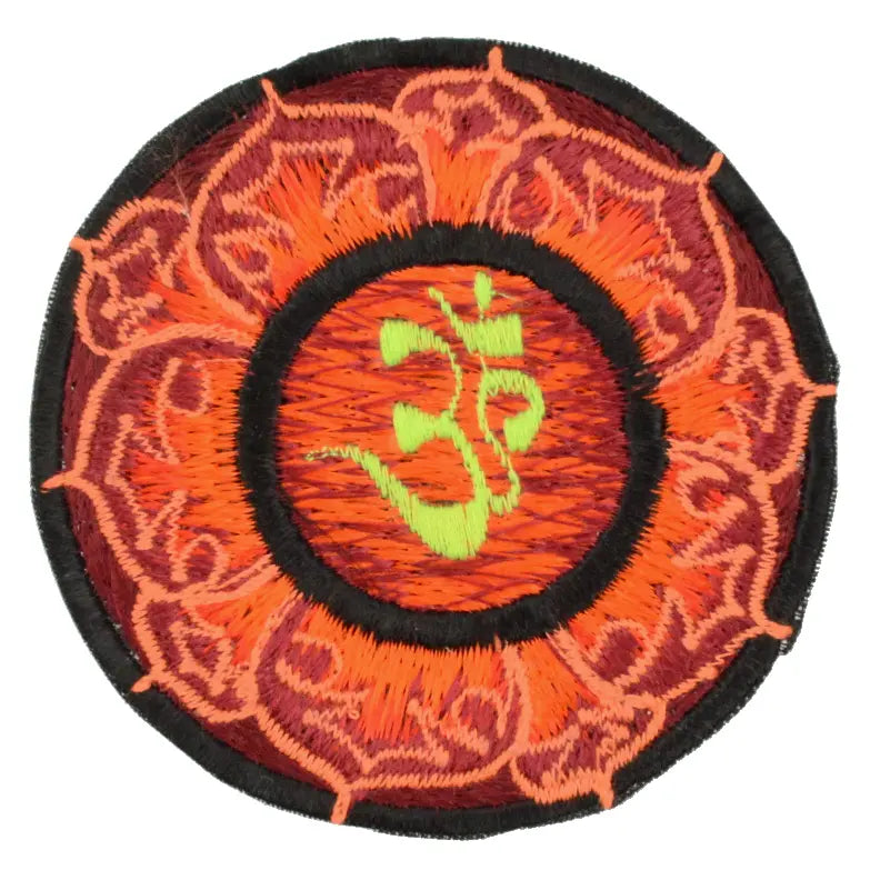 OM im Lotus Aufnäher Goa-Patch