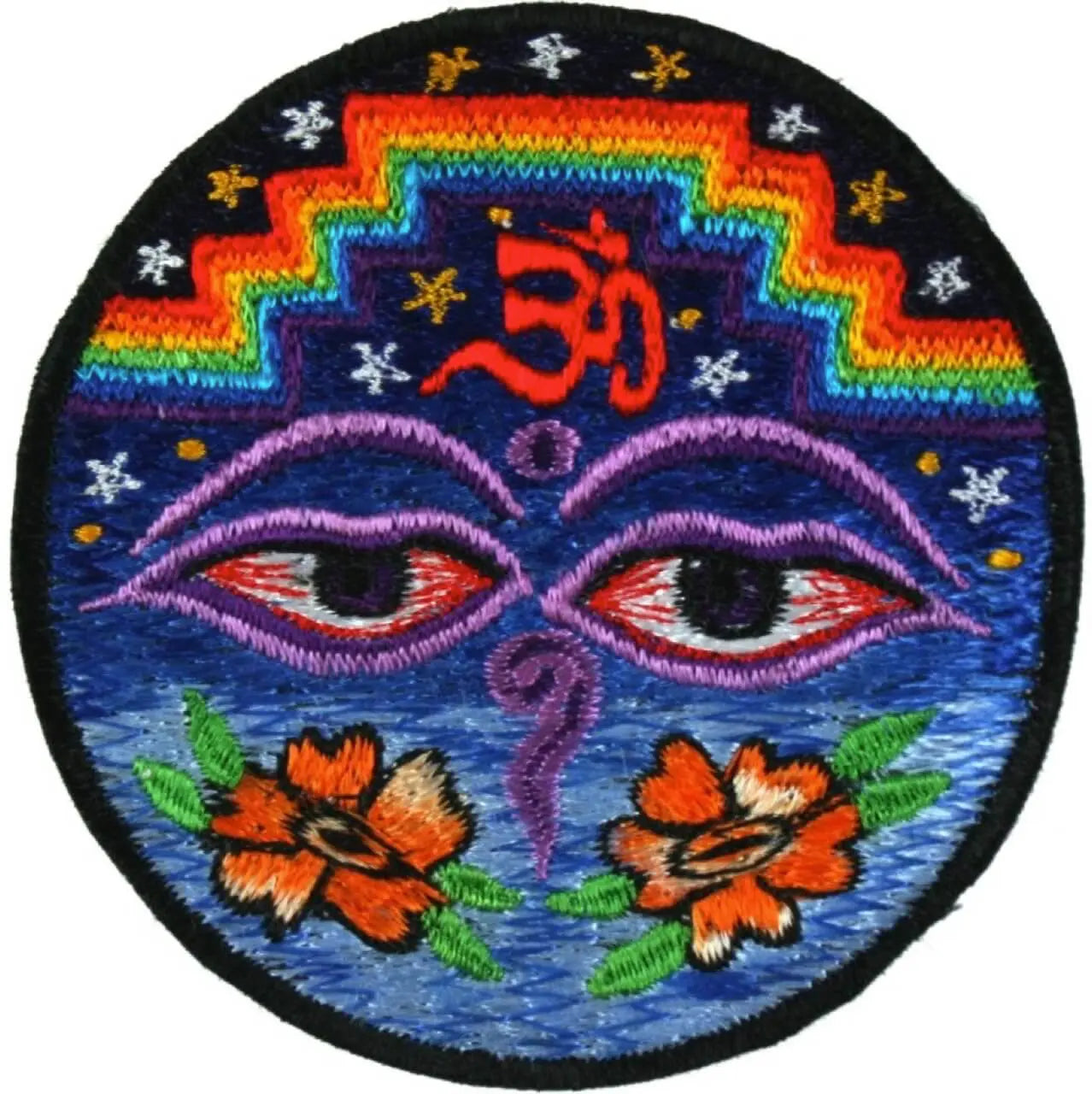 Augen Buddhas Aufnäher