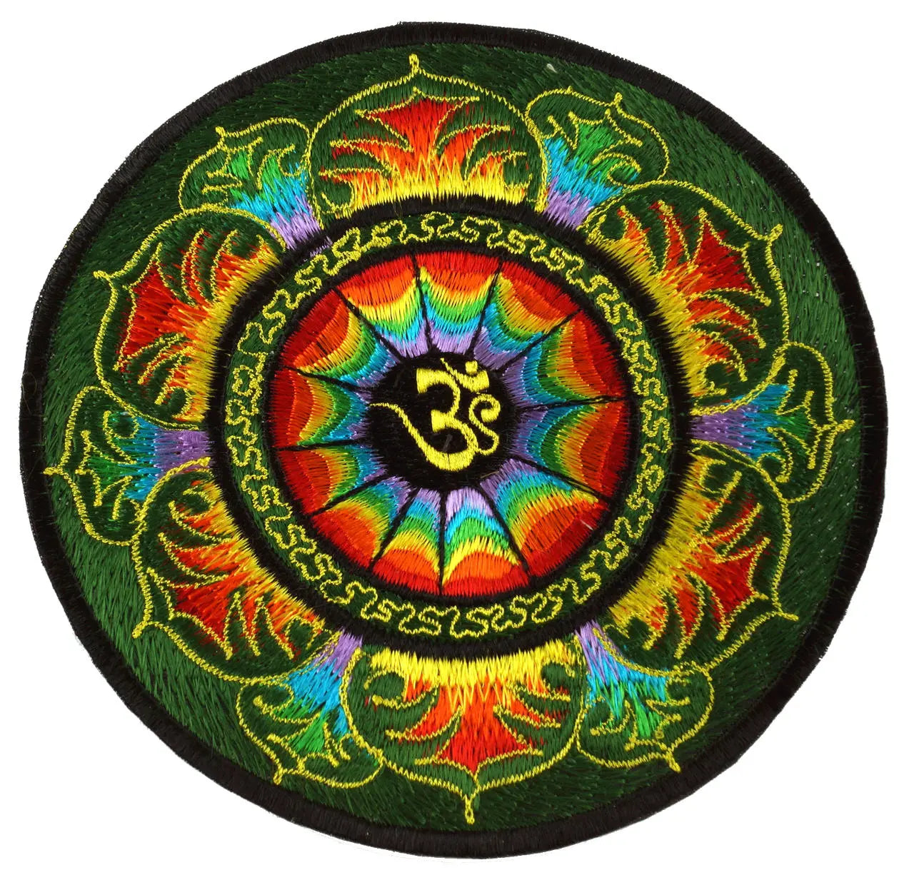 Großer OM Mandala Aufnäher Goa Patches