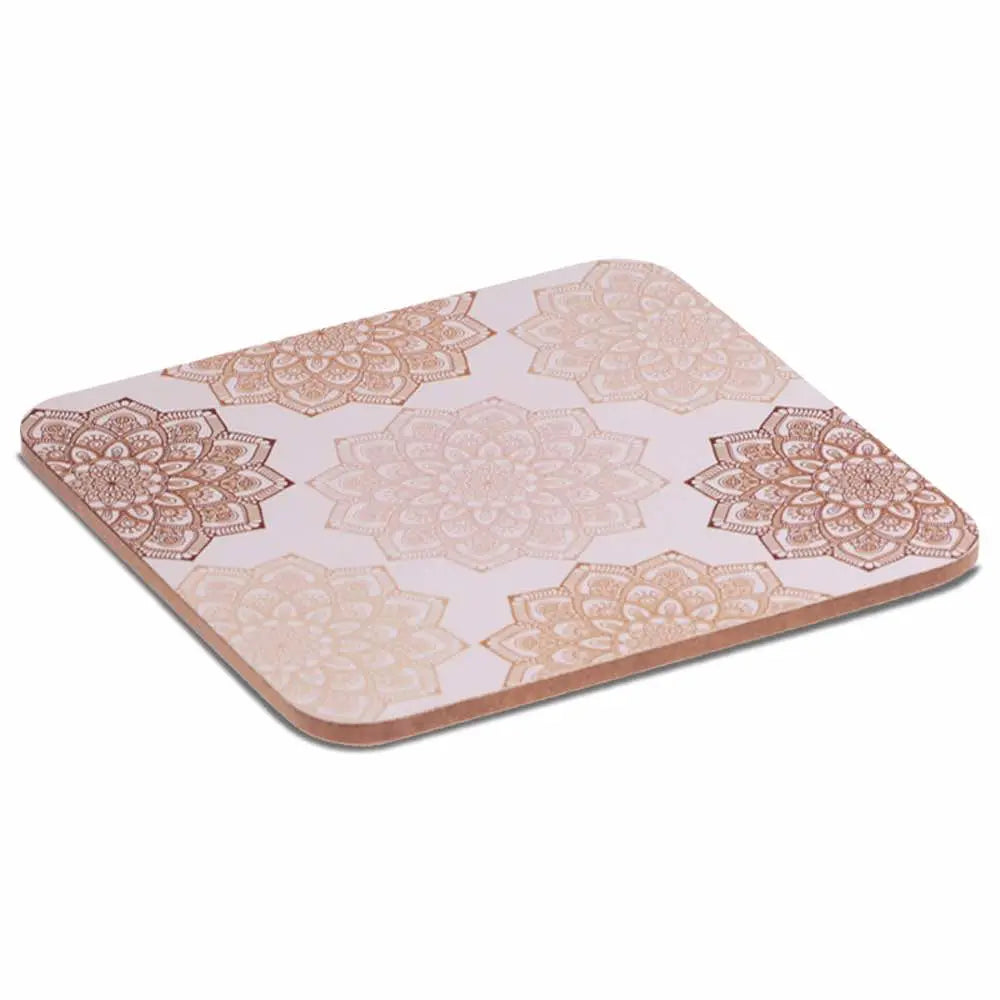 Gedeckte Mandalas Untersetzer Set Untersetzer