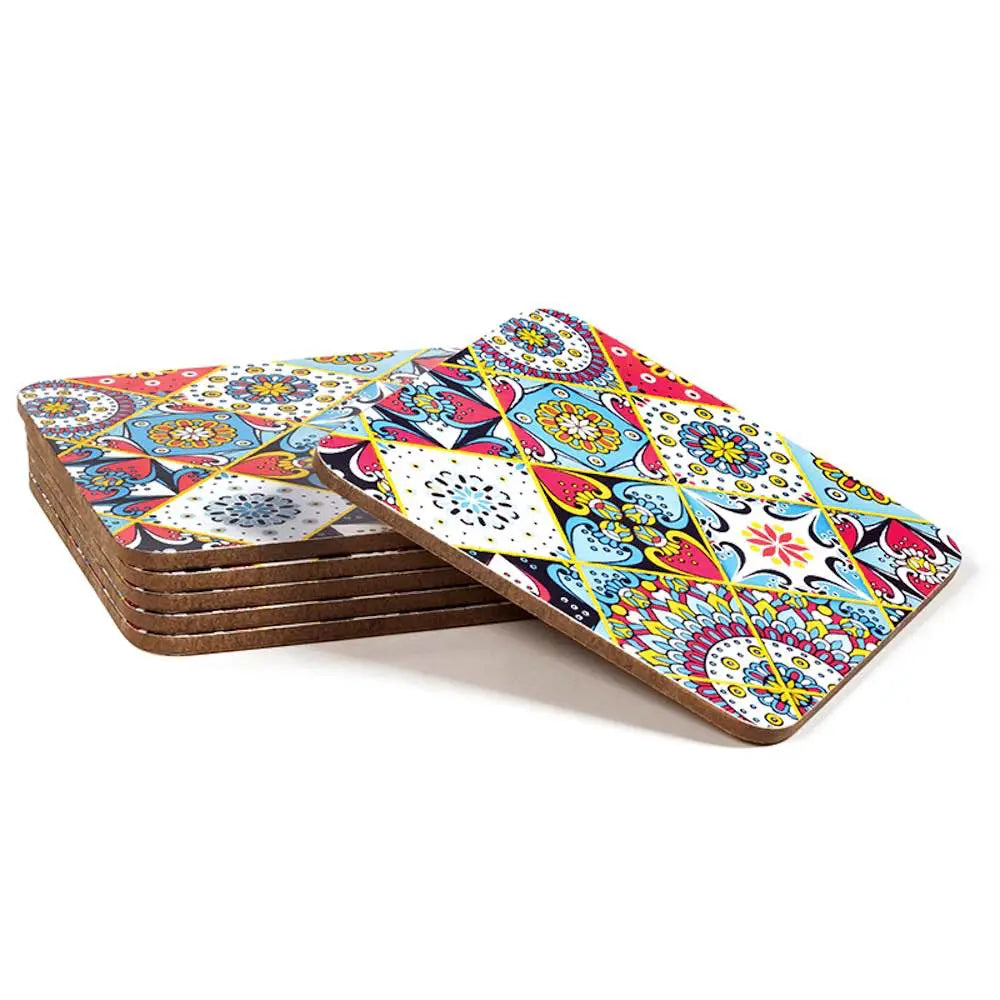 Orientalische Mandalas Untersetzer Set Untersetzer