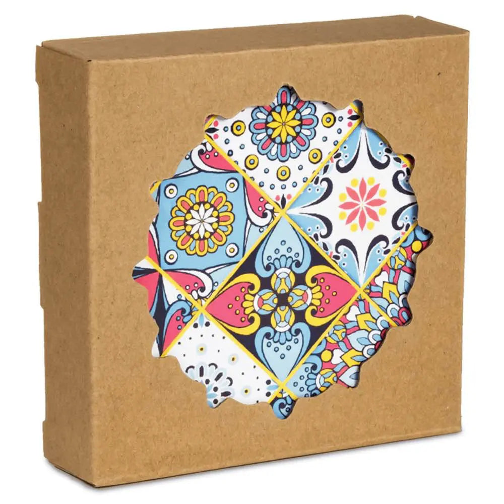 Orientalische Mandalas Untersetzer Set Untersetzer