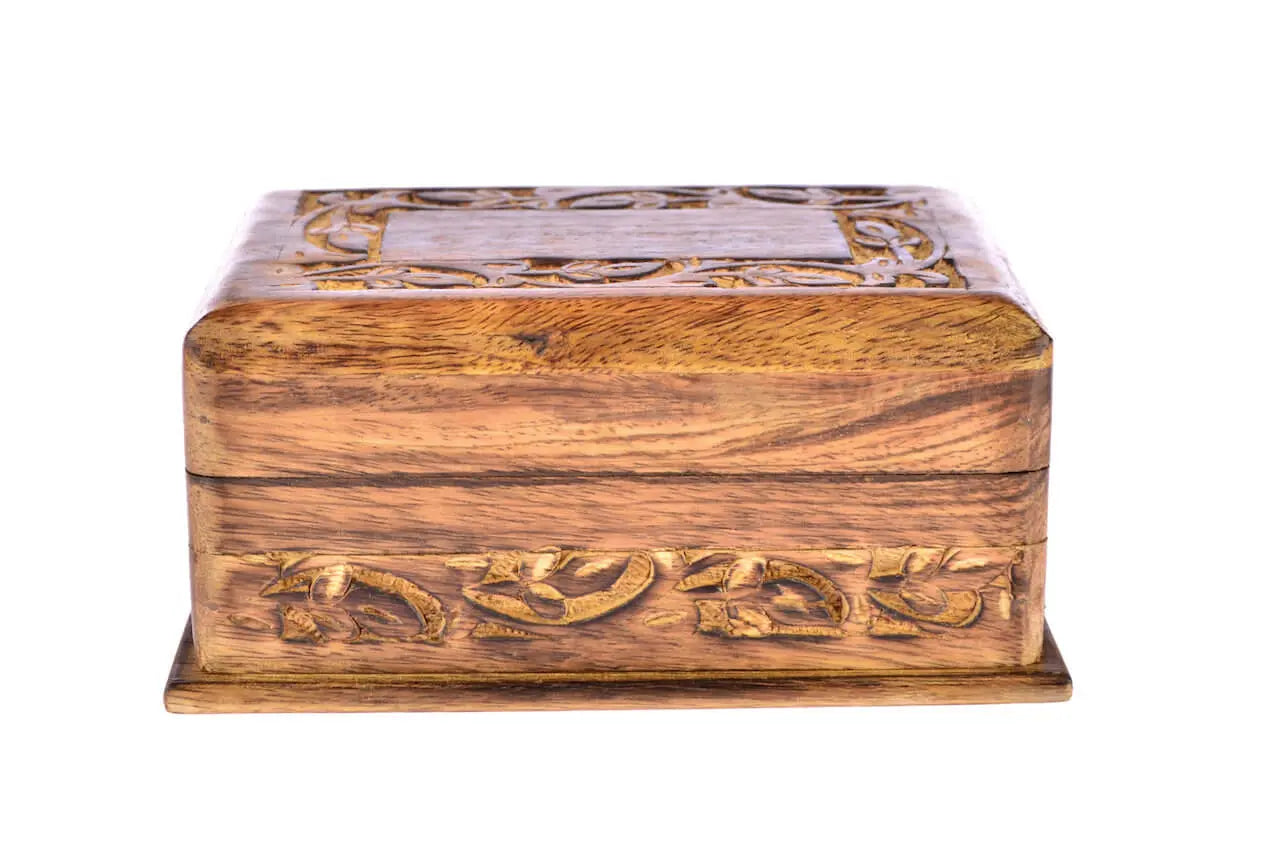 Trickbox Holzkästchen mit Geheimverschluss Truhe, Kästchen Schatulle