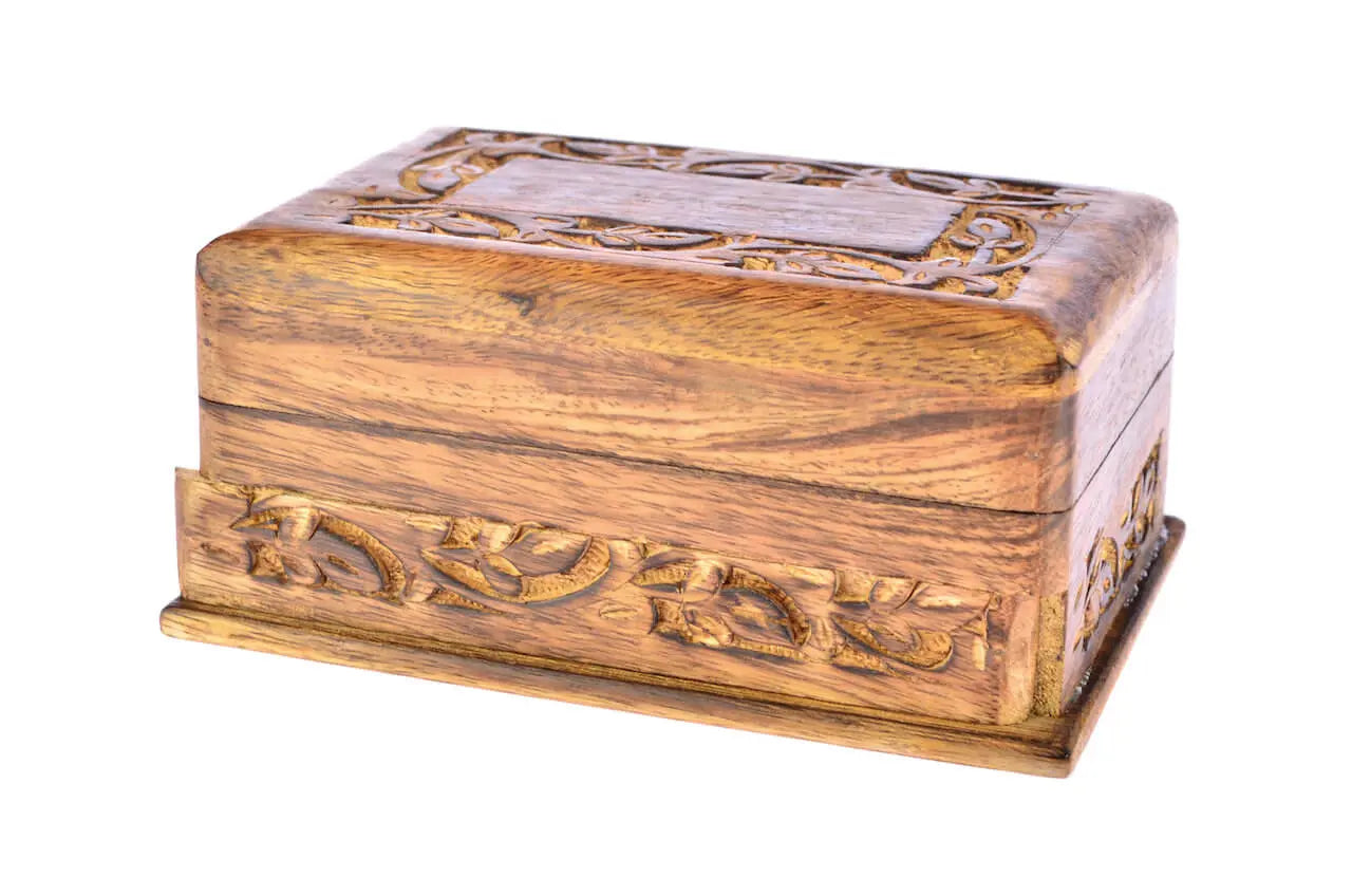 Trickbox Holzkästchen mit Geheimverschluss Truhe, Kästchen Schatulle