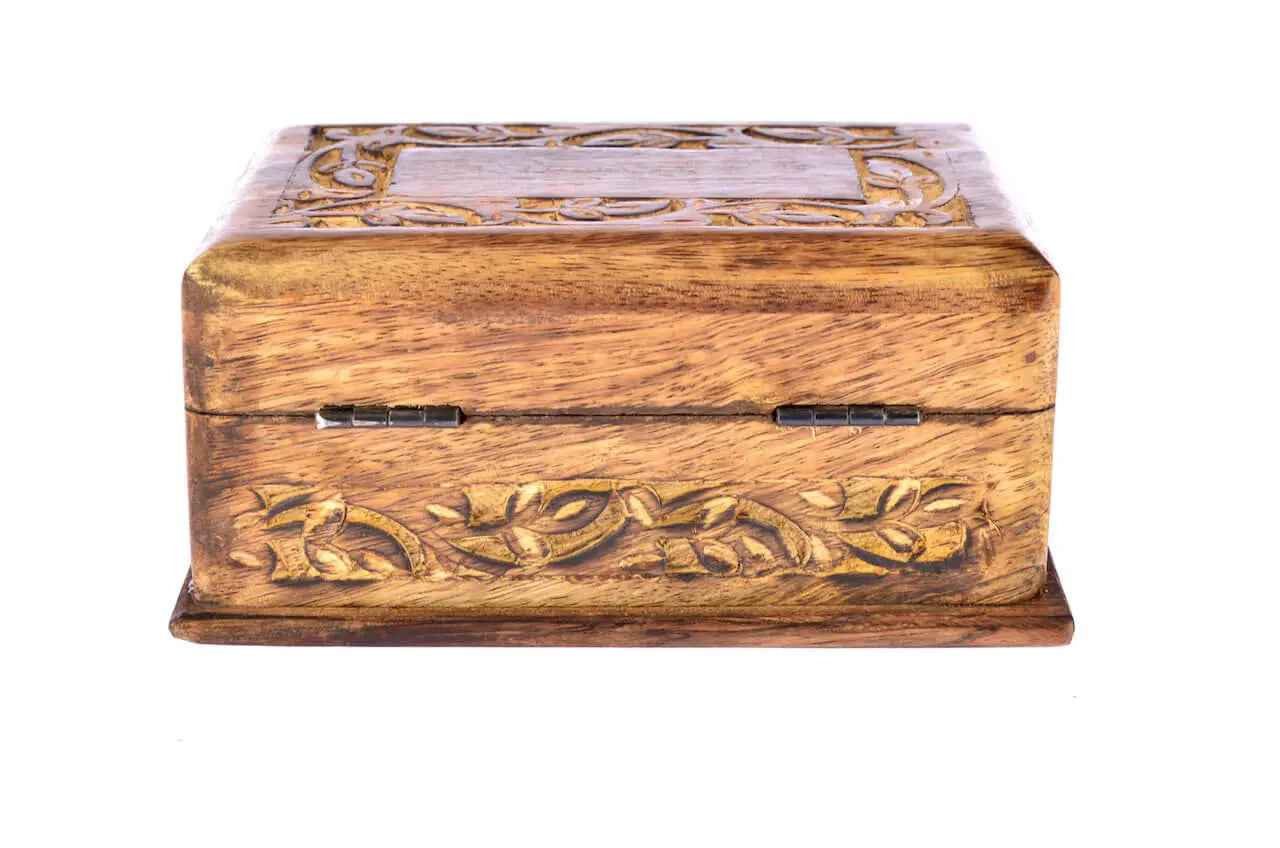 Trickbox Holzkästchen mit Geheimverschluss Truhe, Kästchen Schatulle