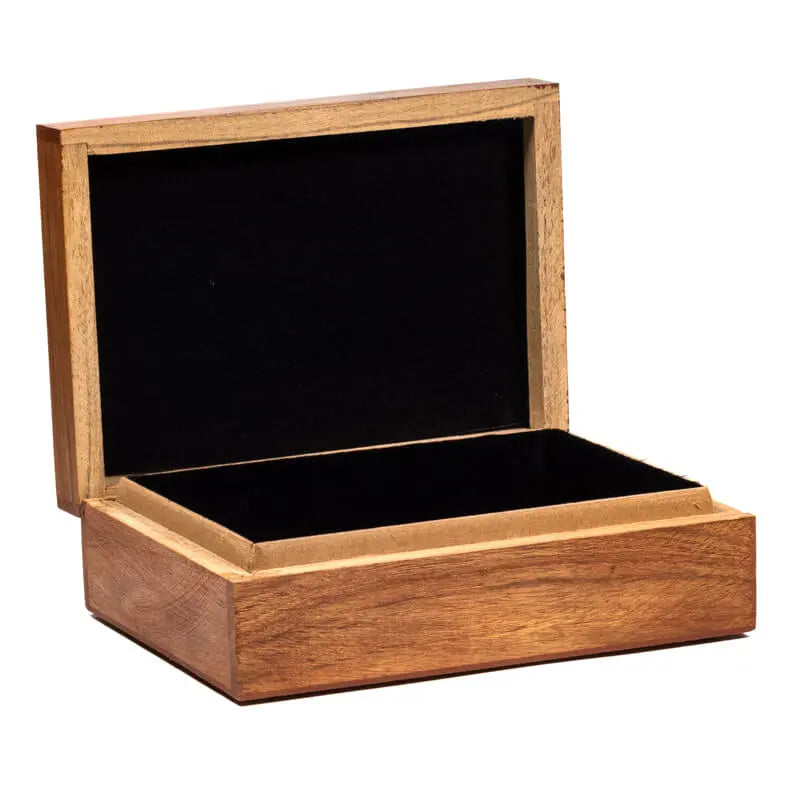 Handgearbeitete Lebensbaum Holztruhe Schmuckkästchen Dose Schatulle