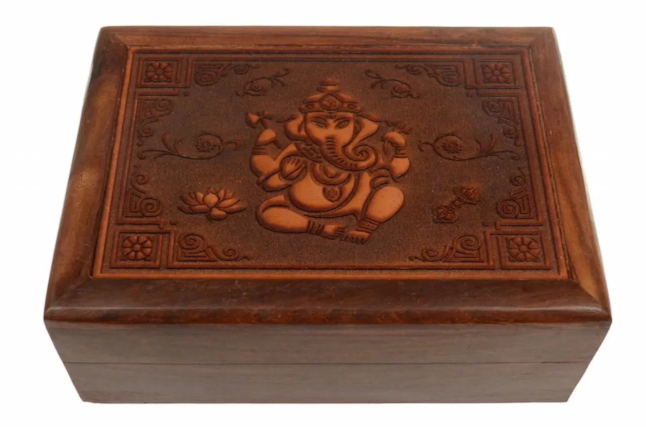 Ganesha Holzkiste Schatulle