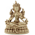 Tara Statue aus Polyserin im Vintage Look buddhistische Figur