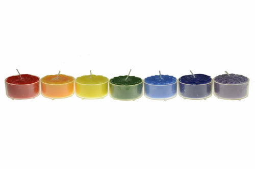 Chakra Duftkerzen Set Teelichter Kerzen