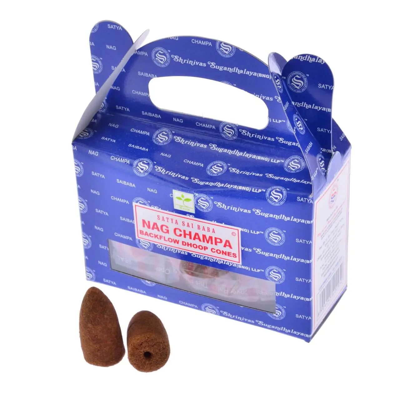 SatyaNag Champa Rückfluss Räucherkegel Backflow Dhoop Cones