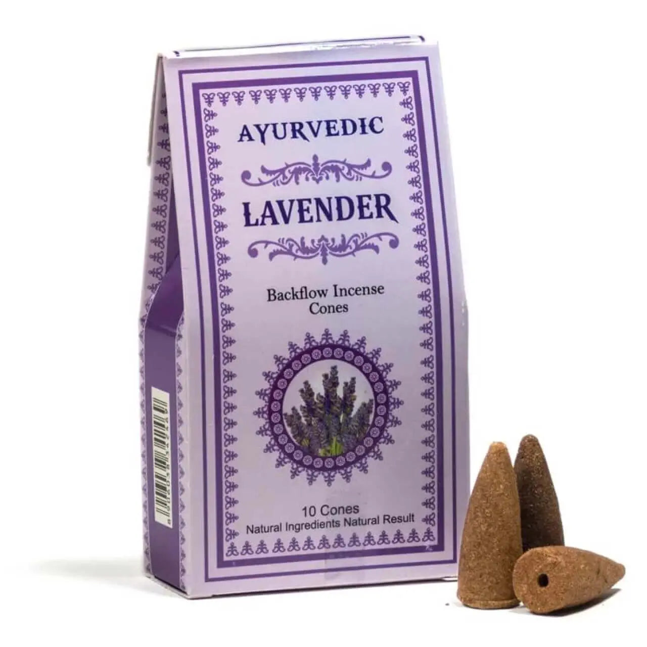Lavendel Rückfluss Räucherkegel Backflow Dhoop Cones