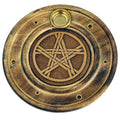 Runder Pentagramm Räucherstäbchenhalter