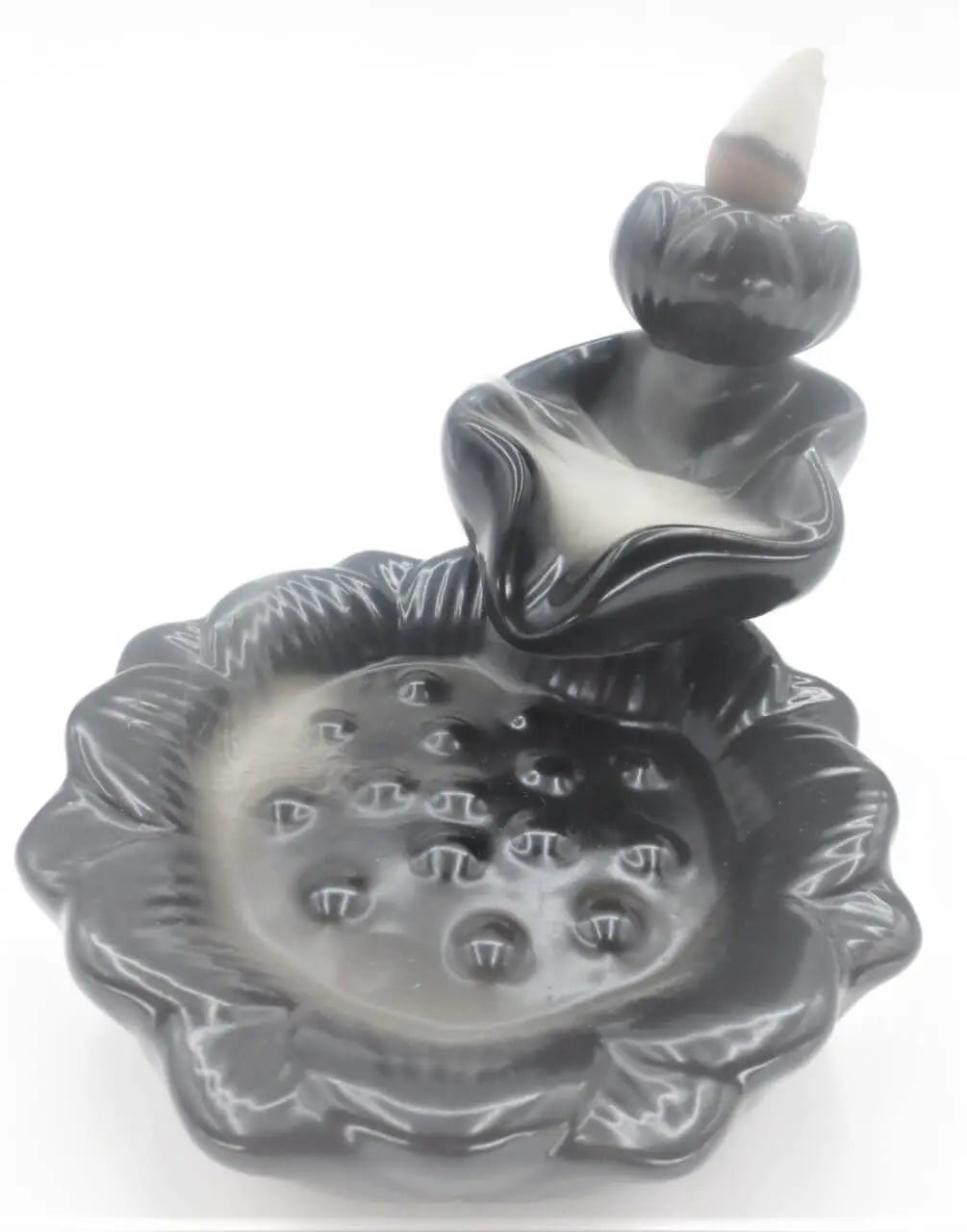 Rückfluss Räucherkegelhalter Lotus Räuchern