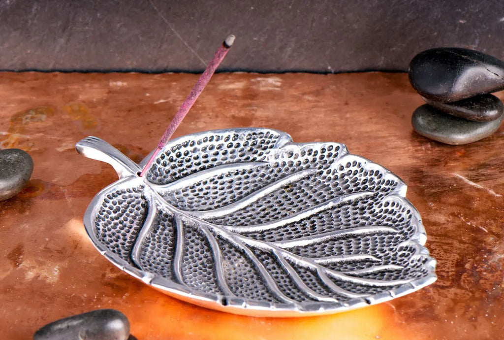 Blatt Metall Räucherstäbchenhalter Räucherstäbchenhalter