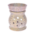 Speckstein Duftlampe indische Motive