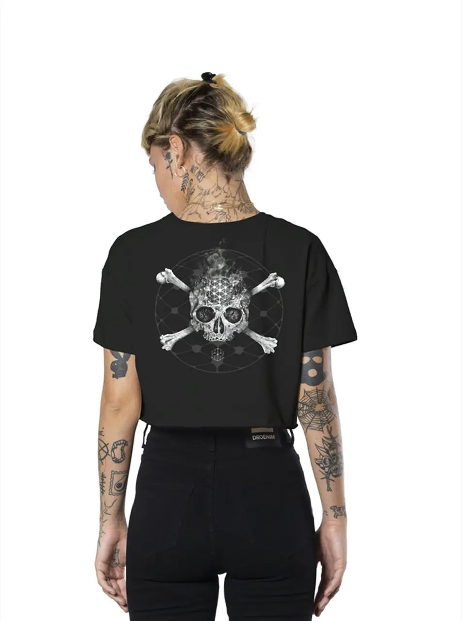 Plazmalab Woman Pirate Roger Croped-Top