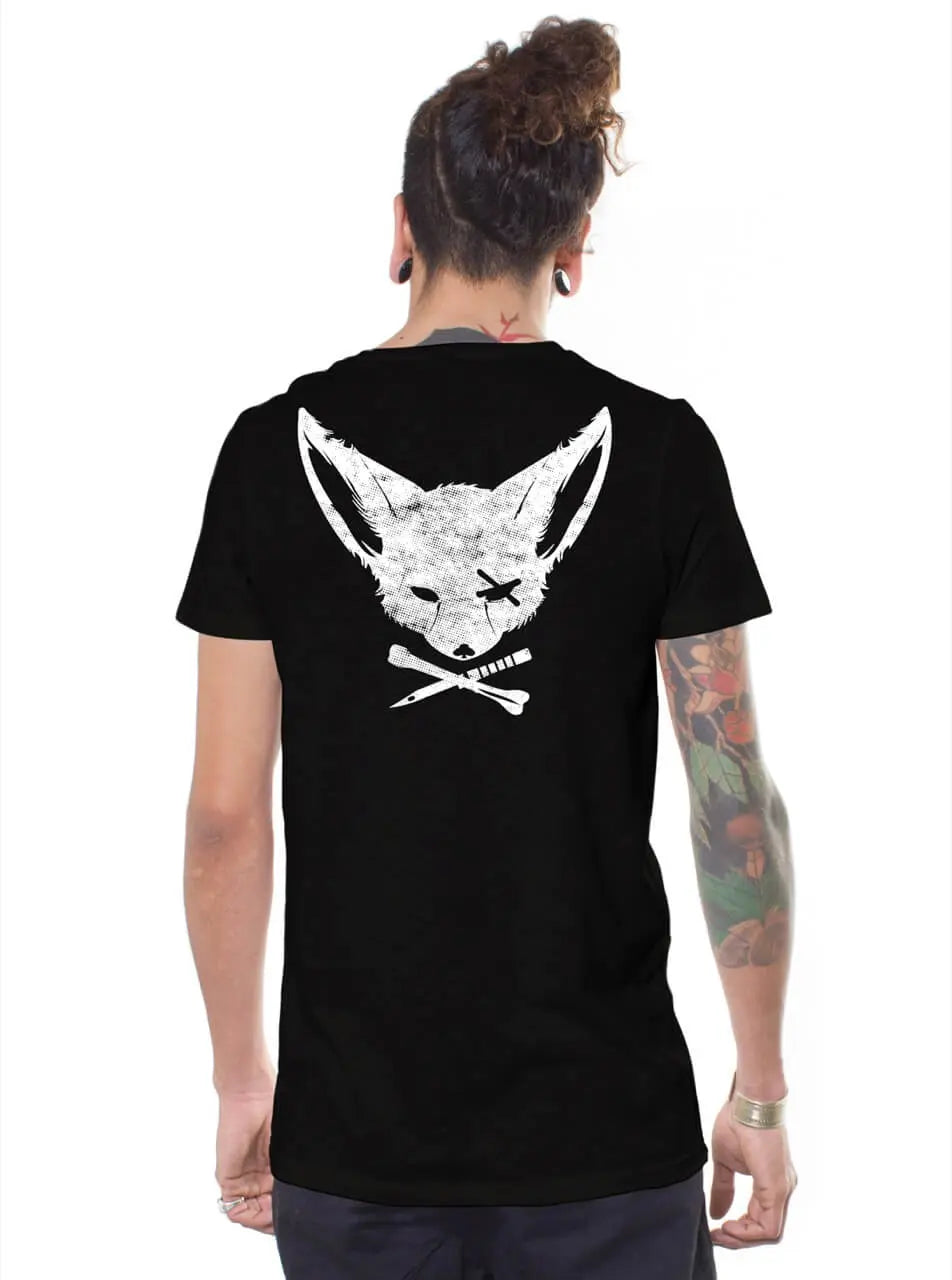 Plazmalab Männer T-Shirt Twizy Urbanes Design Fuchs-Print