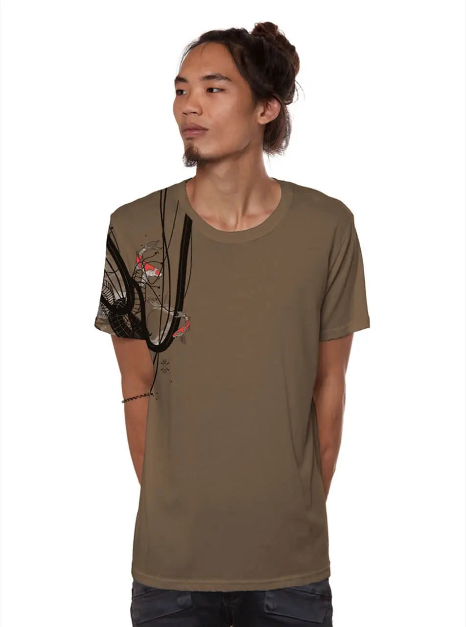 Plazmalab Geisha-Style T-Shirt Ghost Männer weiss