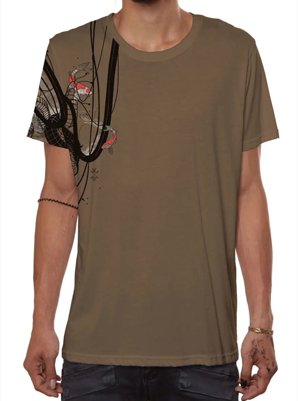 Plazmalab Geisha-Style T-Shirt Ghost Männer weiss