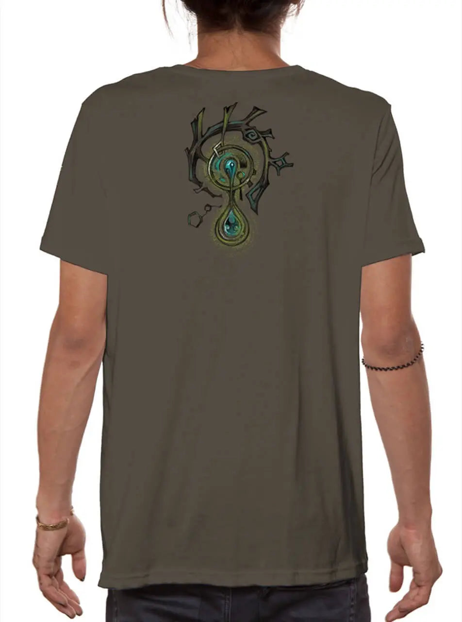 Plazmalab Marwin T-Shirt Psychedelischer Print, 100 % Baumwolle