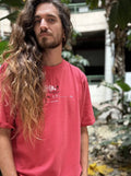 Plazmalab Psychedelic Researcher T-Shirt Red Visionärer Psychedelic-Style